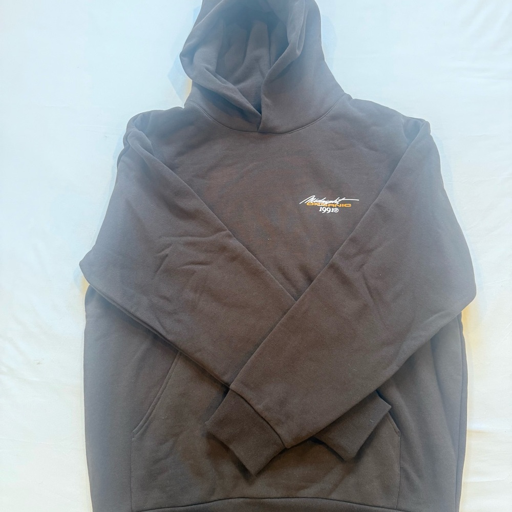 Men's Brown midnight organic hoodie